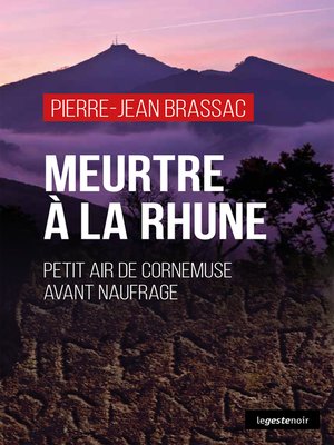 cover image of Meurtre à la Rhune